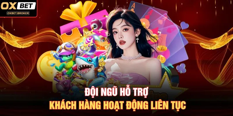 Đội ngũ hỗ trợ khách hàng hoạt động liên tục